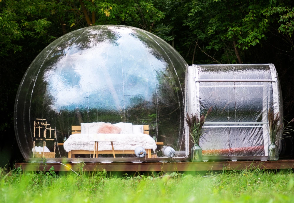 clear camping bubble tent